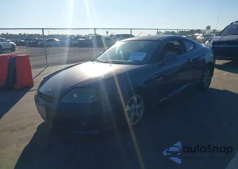 2006 Hyundai Tiburon Gs z USA, uszkodzony, nr VIN KMHHM65D76U229133